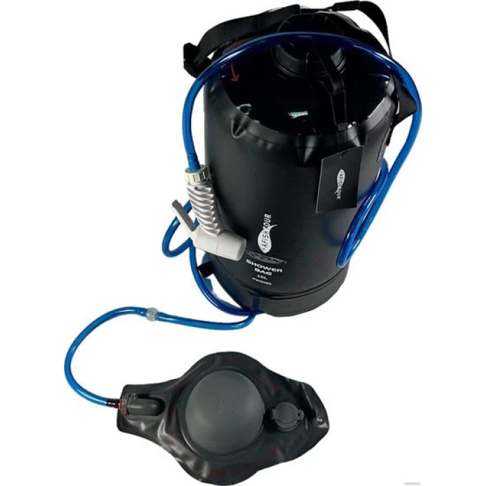 Душ походный AfishTour 10L Camp Shower Bag PVC 500D 516140 (черный)