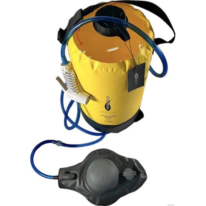 Душ походный AfishTour 10L Camp Shower Bag PVC 500D 516164 (желтый)