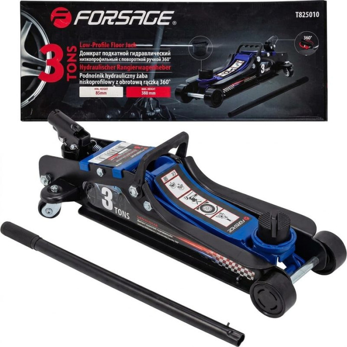 Подкатной домкрат FORSAGE F-T825010 3т