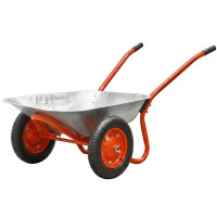 Тачка садовая двухколесная ECO WB153-2