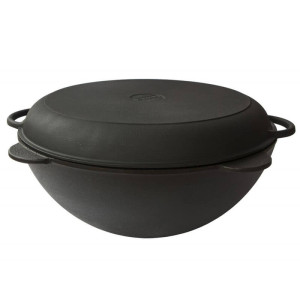 Казан с крышкой-сковородой 16 литров