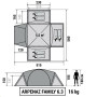 Кемпинговая палатка Quechua Arpenaz Family 6.3