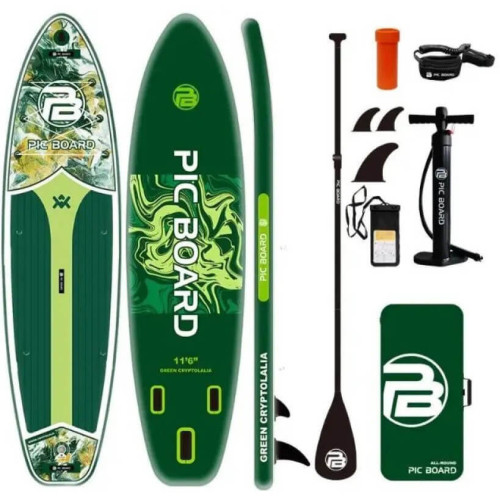 Сапборд Skatinger Green Fantasy