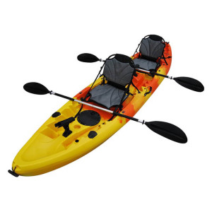 Байдарка BarrakuDA SOT385 (желтый/красный)