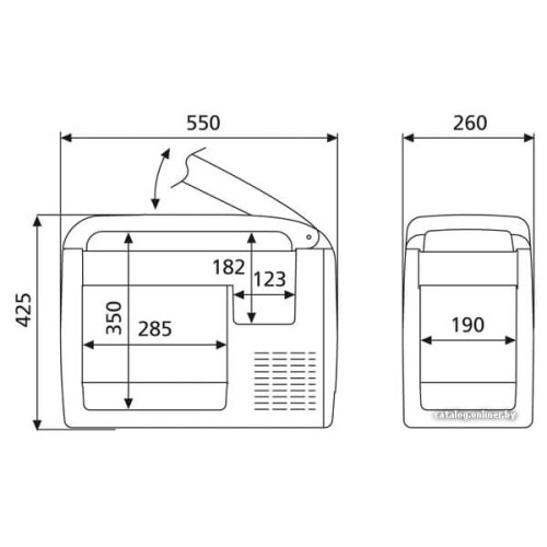 Компрессорный автохолодильник Waeco CoolFreeze CDF 26-7