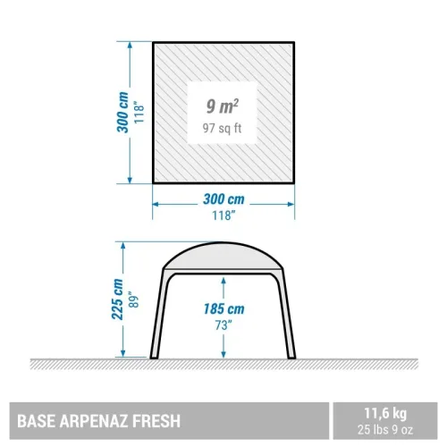Шатер Arpenaz Base Fresh Quechua